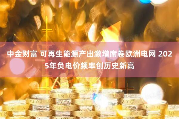 中金财富 可再生能源产出激增席卷欧洲电网 2025年负电价频率创历史新高