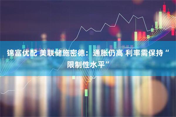锦富优配 美联储施密德：通胀仍高 利率需保持“限制性水平”