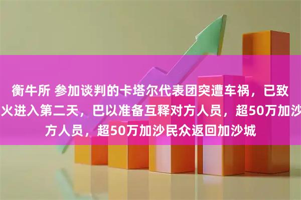 衡牛所 参加谈判的卡塔尔代表团突遭车祸，已致3死3伤！加沙停火进入第二天，巴以准备互释对方人员，超50万加沙民众返回加沙城